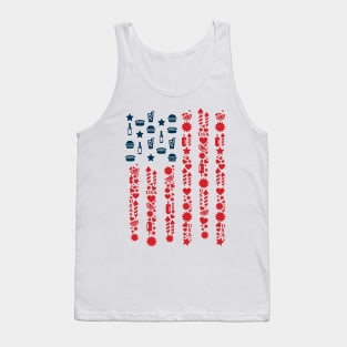 4th July. American Icons Tank Top